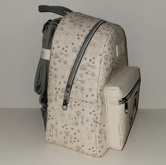 Loungefly Studio Ghibli Totoro Rain Mini Backpack and Tech Wallet - Picture 5 of 16